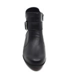Solidus laarsje zwart leder 35025